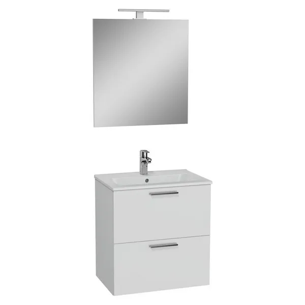 Ormarić s ogledalom i umivaonikom VITRA MIA 590x390 set
