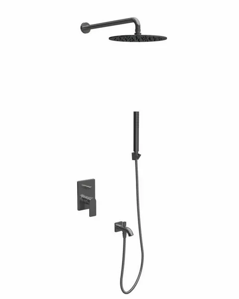 Ugradbeni tuš set okrugli 3 COPEN NOOK gunmetal