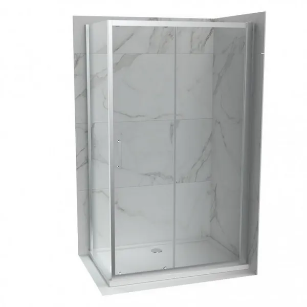 Bočno staklo COPEN ATLAS PRO 700x1950 krom prozirno staklo 6 mm