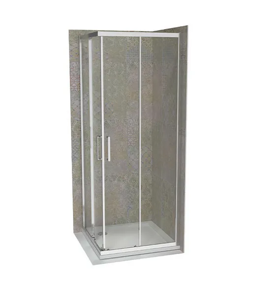 Tuš kabina COPEN ATLAS PRO 900x900x1950 krom prozirno staklo 6 mm
