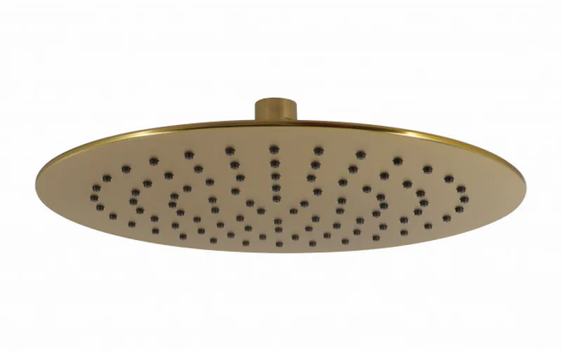 Tuš ruža COPEN fi 250 mm ABS brušeno zlato