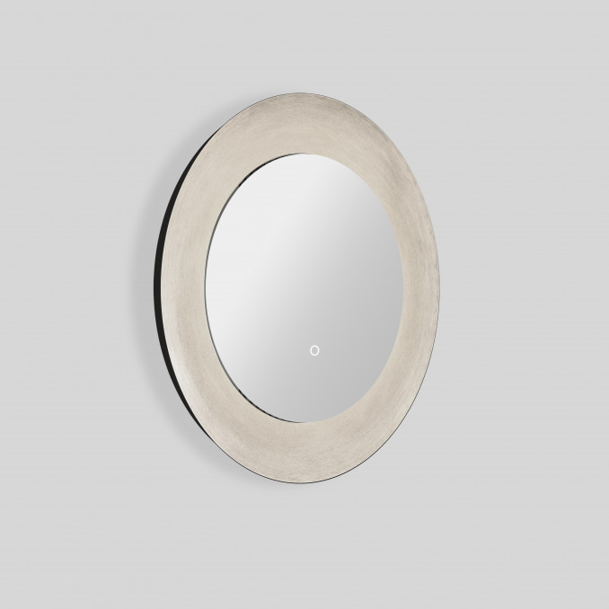 Ogledalo COPEN fi 750 s aluminijski okvirom brušeni mesing