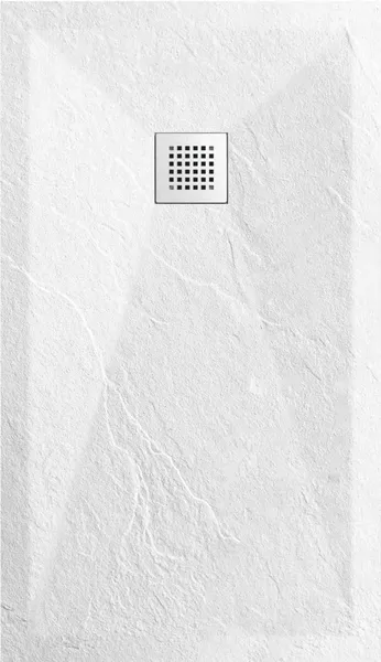 Tuš kada COPEN SLATE WHITE 1000x700x25 sa S/S white rešetkom