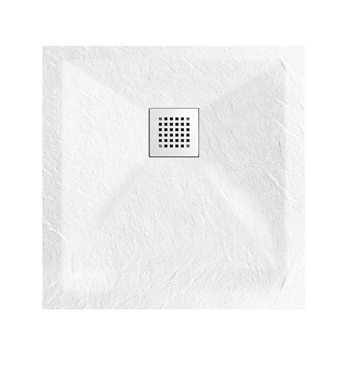 Tuš kada COPEN SLATE WHITE 900x900x25 sa S/S white rešetkom