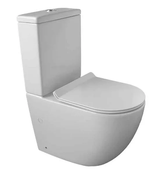 Monoblok OPTIMO rimless bide funkcija s duroplast soft close wc daskom