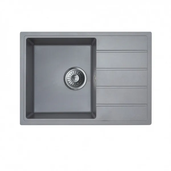 Granitni sudoper MILO METRO 62x44 Diamond grey sa sifonom