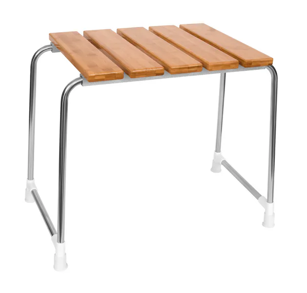 Stolica MINOTTI za tuš kabinu od bambusa