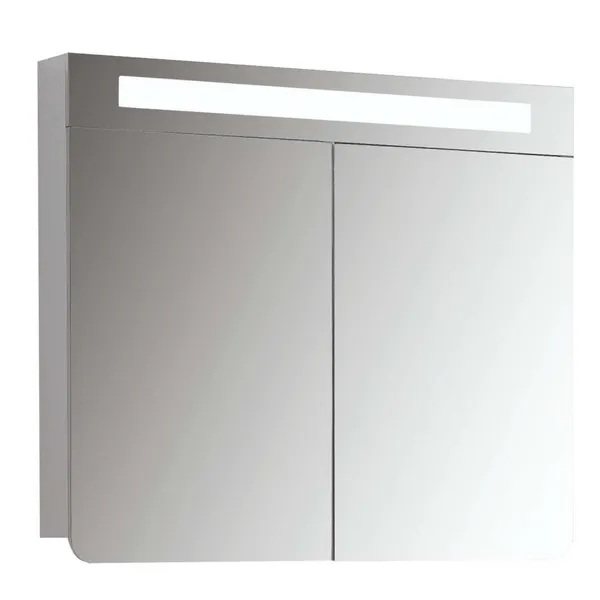Ormarić s ogledalom LINEART WING 800 White